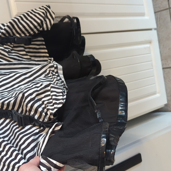 Poizen industries beautiful vintage stripe corset dress - Picture 4 of 6